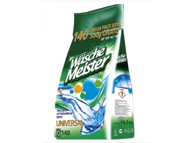Стиральный порошок WASCHE MEISTER Universal 10,5 кг, п/е (97-130)